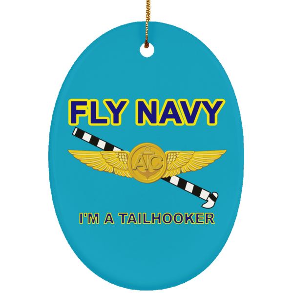 Fly Navy Tailhooker 2 Ornament - Oval