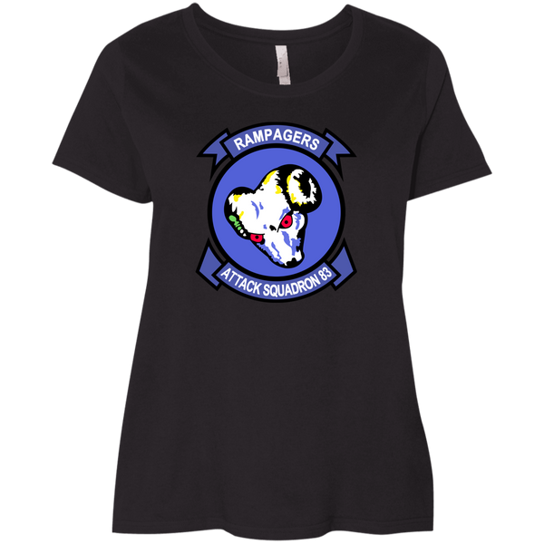 VA 83 1 Ladies' Curvy T-Shirt