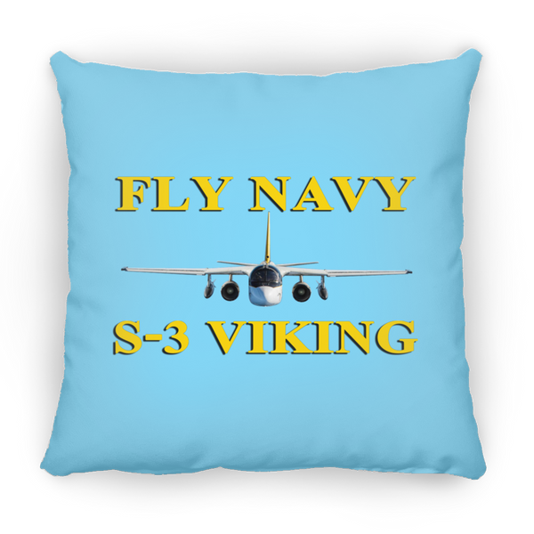 Fly Navy S-3 3 Pillow - Square - 18x18