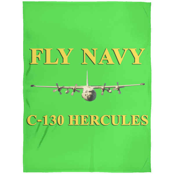 Fly Navy C-130 3 Blanket - Arctic Fleece Blanket 60x80