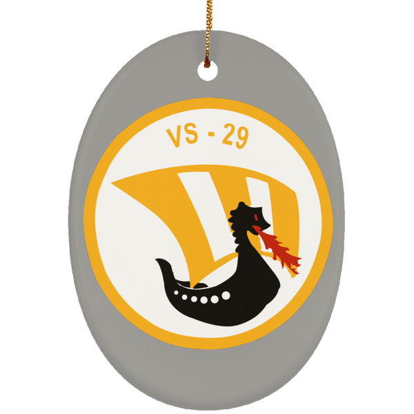 VS 29 2 Ornament Ceramic - Oval