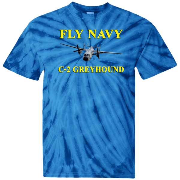 Fly Navy C-2 3 Cotton Tie Dye T-Shirt