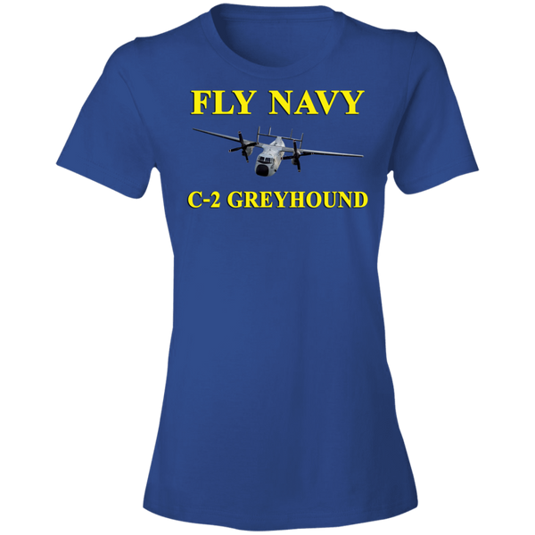 Fly Navy C-2 3 Ladies' Lightweight T-Shirt