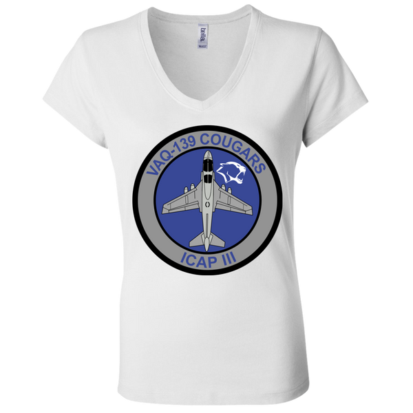 VAQ 139 9 Ladies Jersey V-Neck T-Shirt