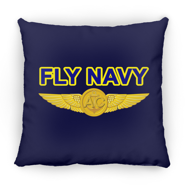 Fly Navy Aircrew Pillow - Square - 16x16