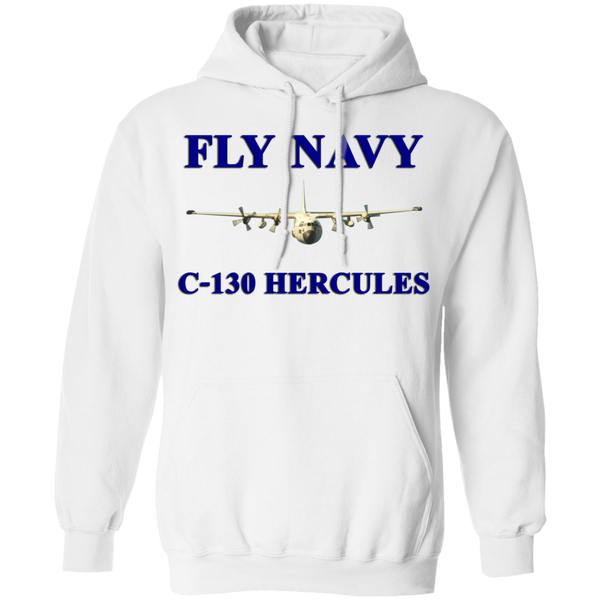 Fly Navy C-130 1 Pullover Hoodie