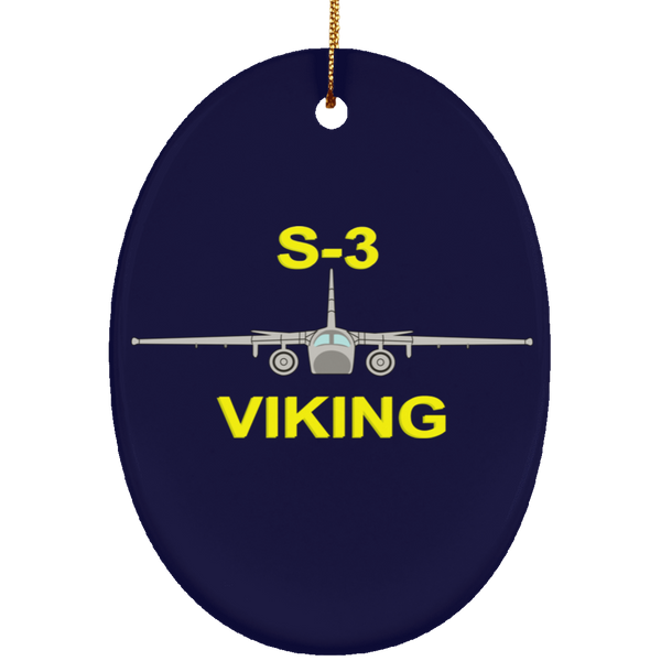 S-3 Viking 10 Ornament - Oval