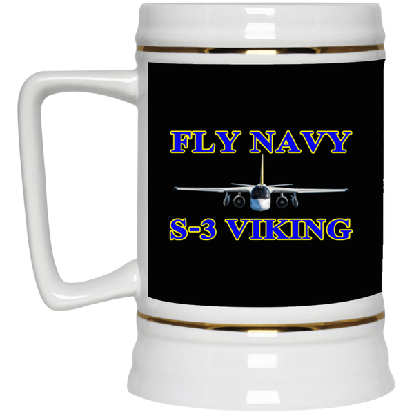 Fly Navy S-3 1 Beer Stein - 22oz