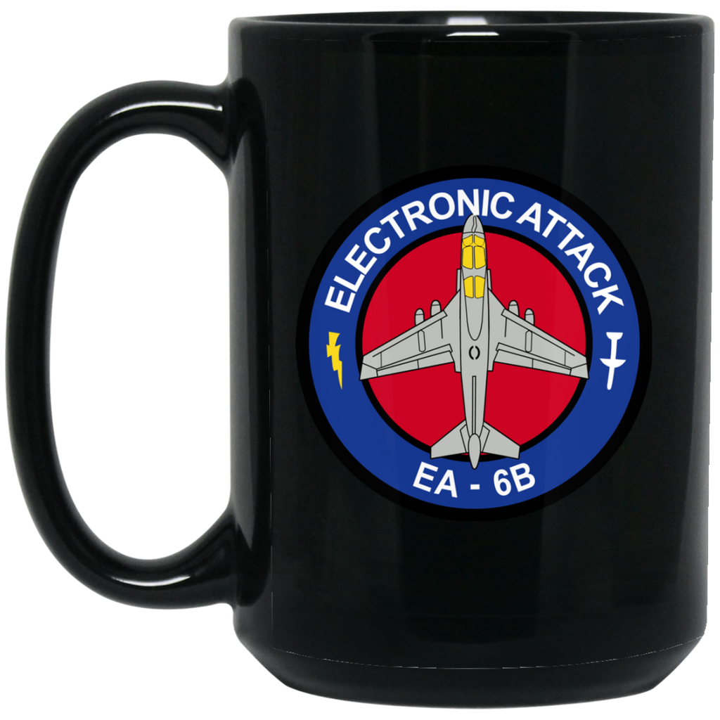 EA-6B 2 Black Mug - 15oz