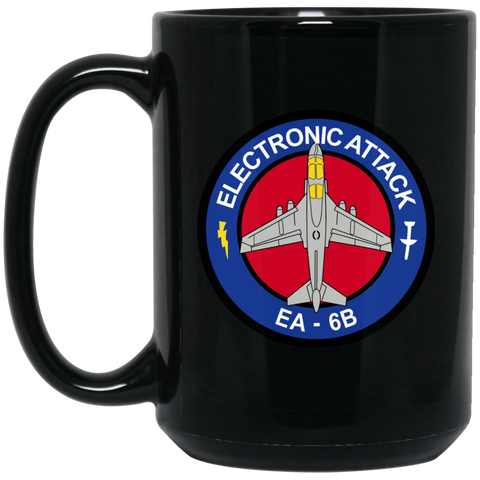 EA-6B 2 Black Mug - 15oz