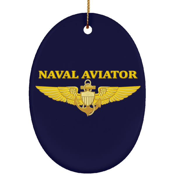 Aviator 2 Ornament - Oval