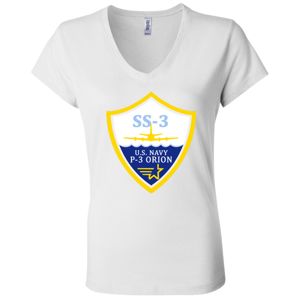 P-3 Orion 3 SS-3 Ladies Jersey V-Neck T-Shirt