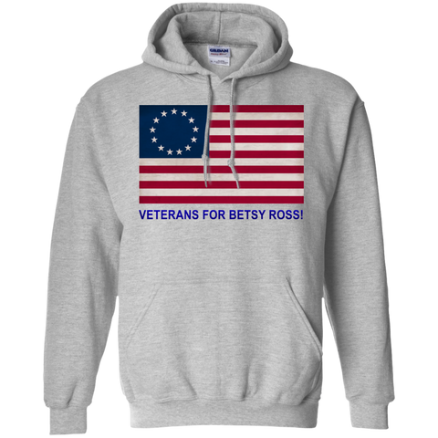 Betsy Ross Vets 1 Pullover Hoodie