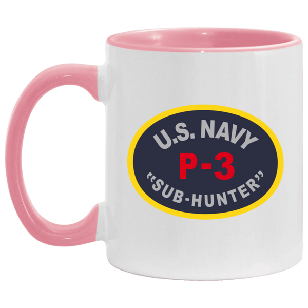 P-3 Sub Hunter Accent Mug - 11oz