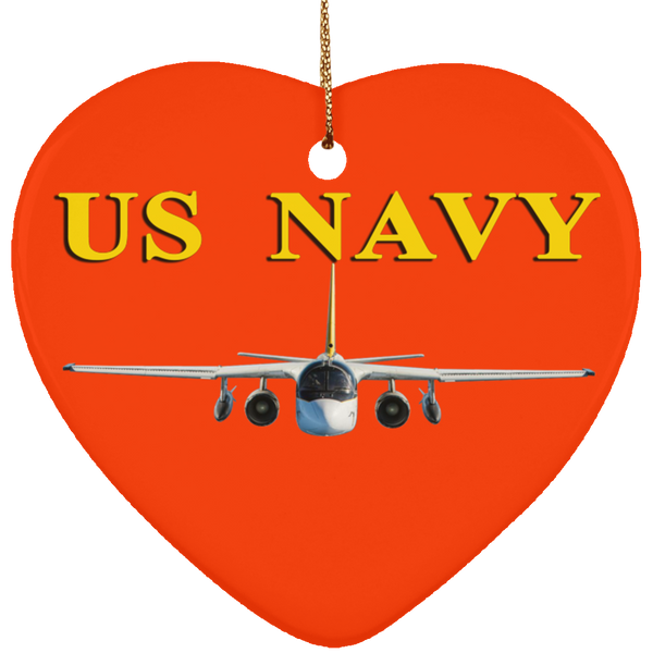 US Navy S-3 4 Ornament - Heart