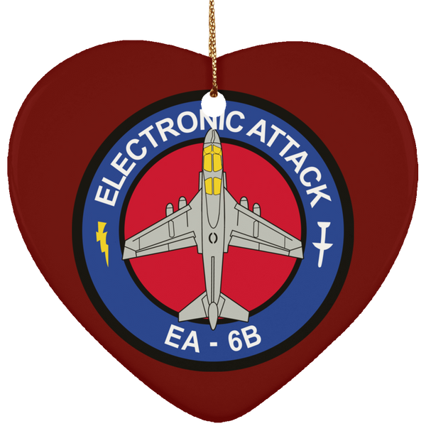 EA-6B 2 Ornament - Heart