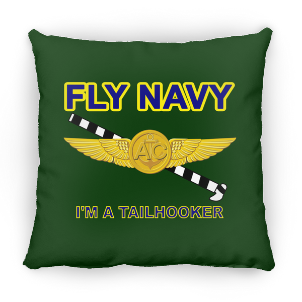 Fly Navy Tailhooker 2 Pillow - Square - 18x18