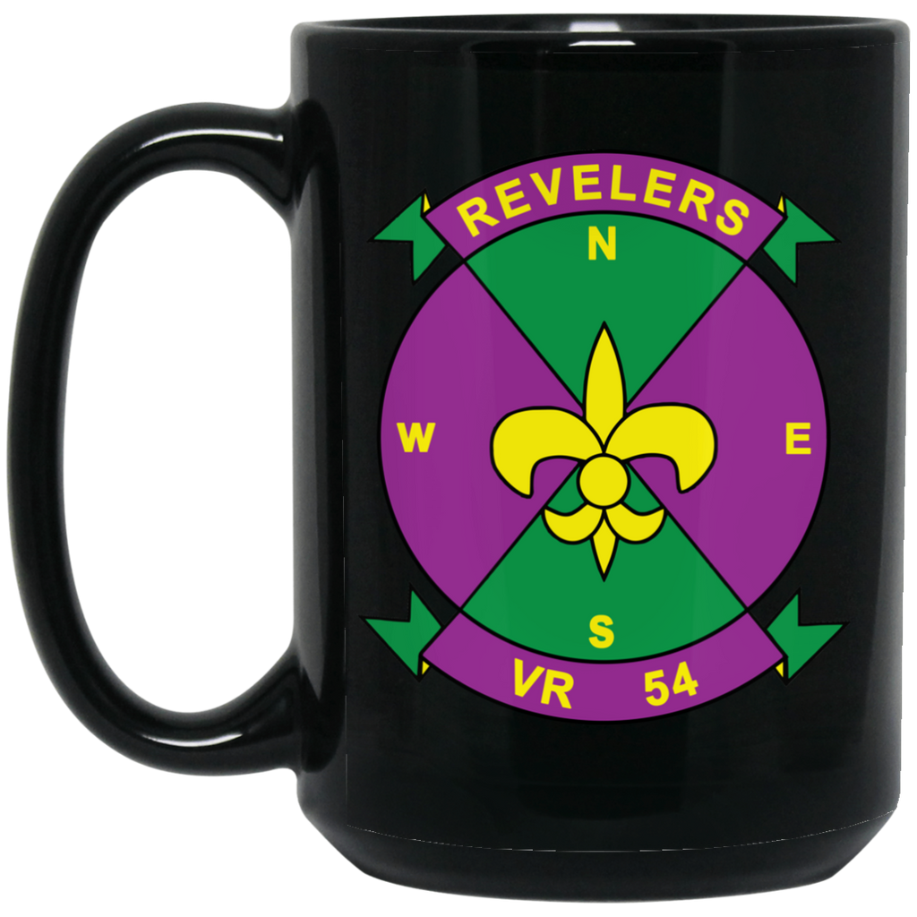 VR 54 2 Black Mug - 15oz