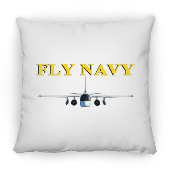 Fly Navy S-3 4 Pillow - Square - 18x18