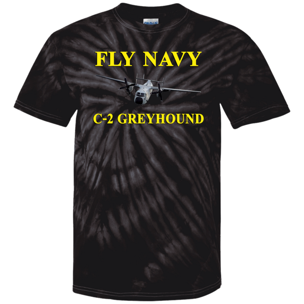 Fly Navy C-2 3 Cotton Tie Dye T-Shirt