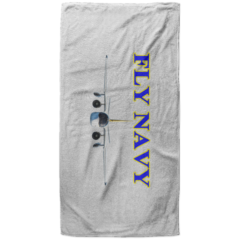 Fly Navy S-3 2 Beach Towel - 37x74