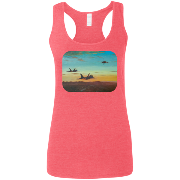 Time To Refuel 2 Ladies' Softstyle Racerback Tank