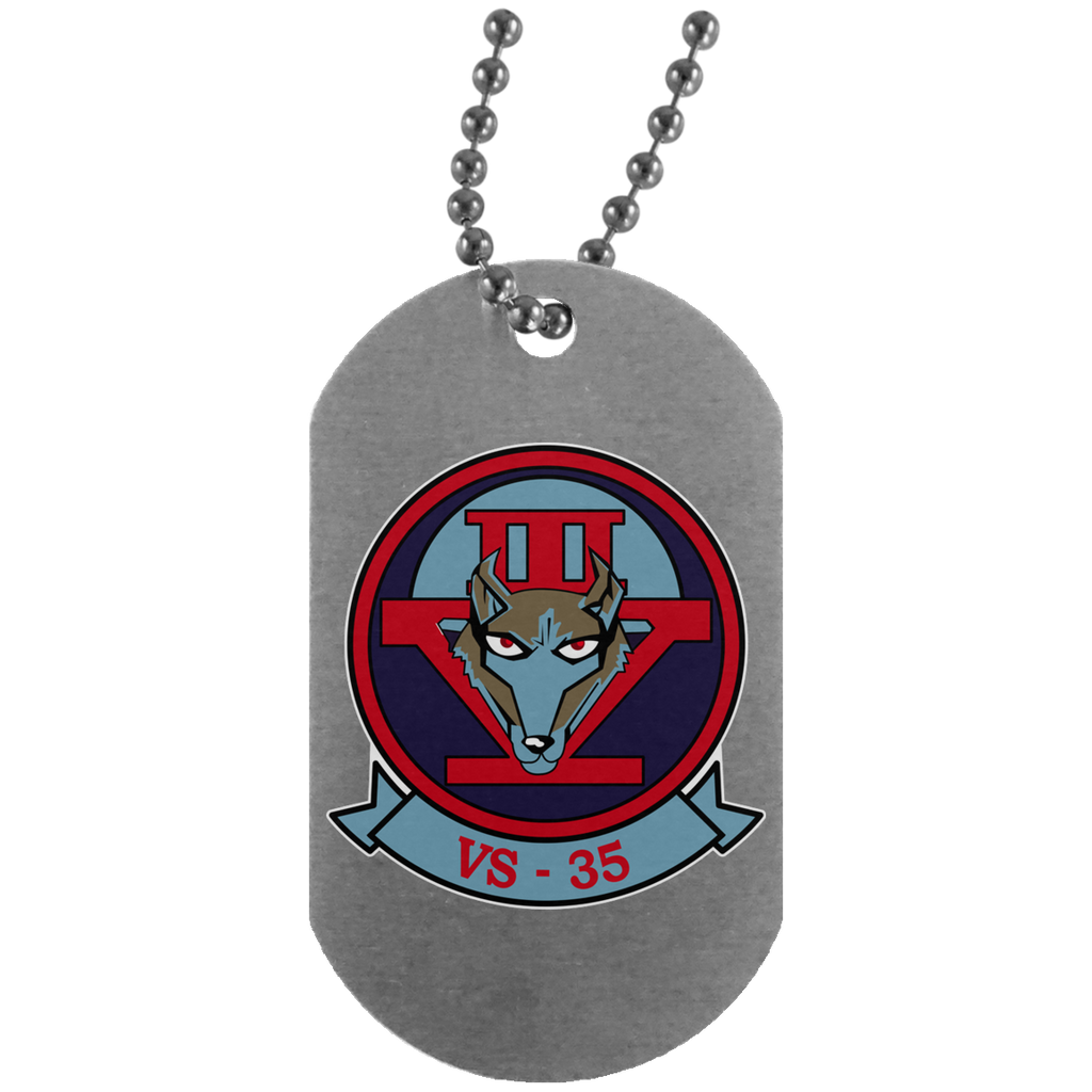 VS 35 4 Dog Tag - Silver