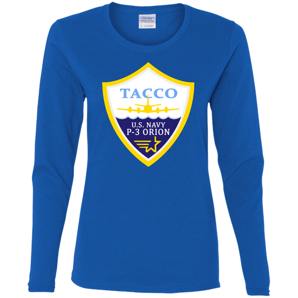 P-3 Orion 3 TACCO Ladies' Cotton LS T-Shirt