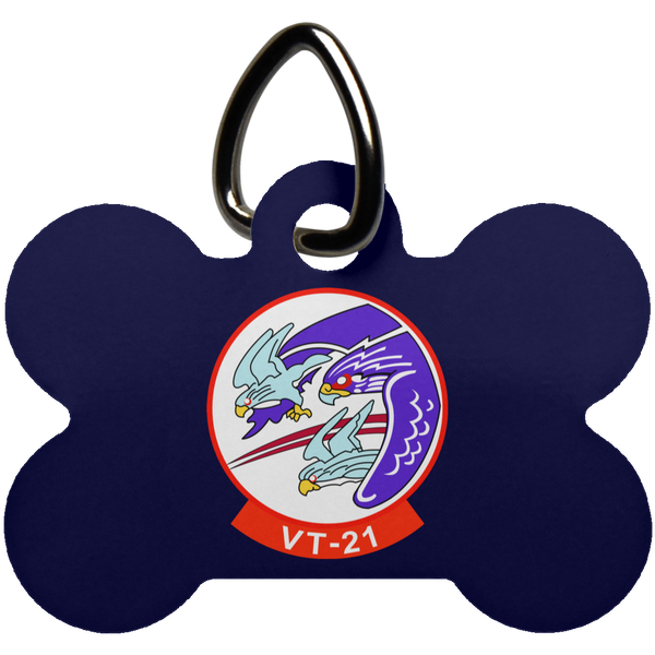 VT 21 1 Pet Tag - Dog Bone