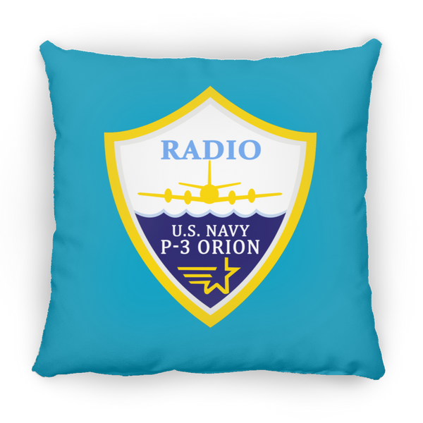 P-3 Orion 3 Radio Pillow - Square - 14x14