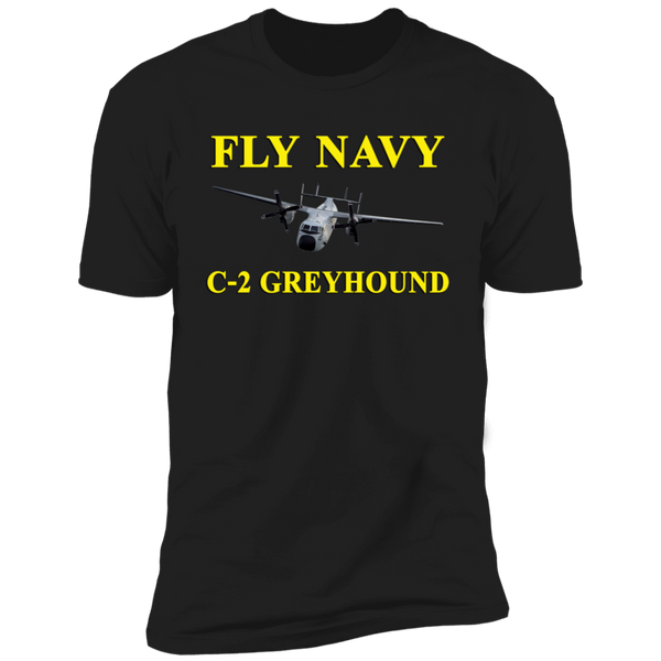 Fly Navy C-2 3 Premium Short Sleeve T-Shirt