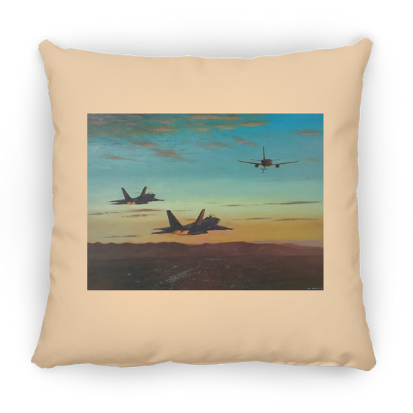 Time To Refuel Pillow - Square - 14x14