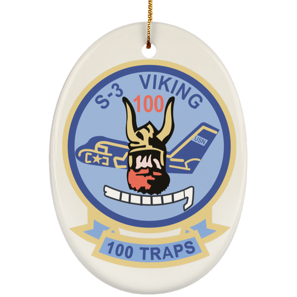 S-3 Viking 3 Ornament - Oval