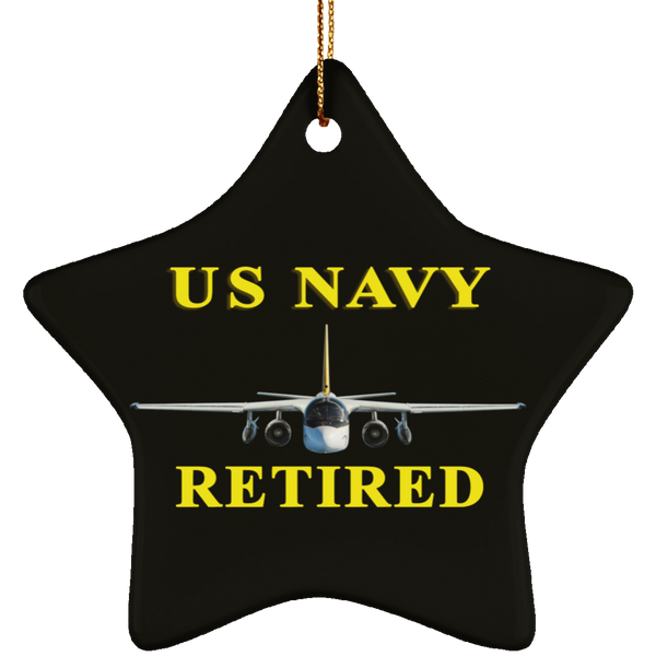 Navy Retired 2 Ornament - Star