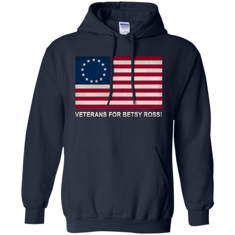 Betsy Ross Vets 2 Pullover Hoodie