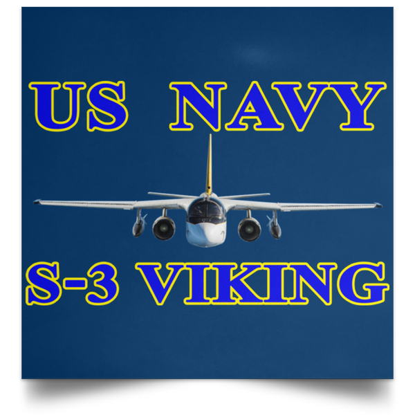 US Navy S-3 1 Poster - Square