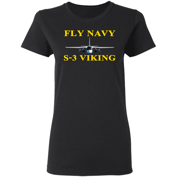 Fly Navy S-3 3 Ladies' Cotton T-Shirt