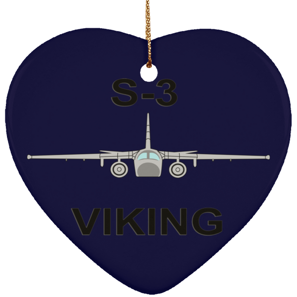 S-3 Viking 10a Ornament - Heart