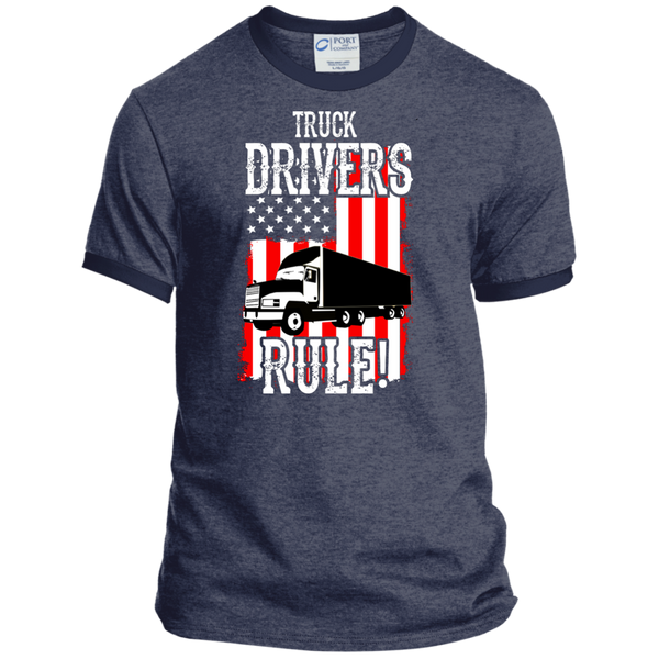 Truck Drivers Rule Ringer Tee