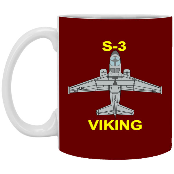 S-3 Viking 11 White Mug - 11oz