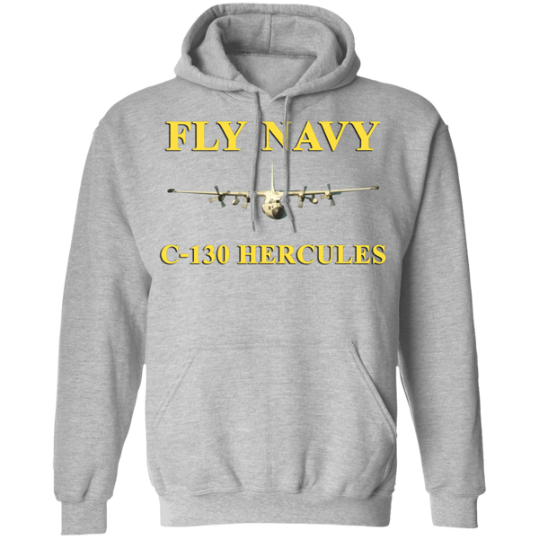 Fly Navy C-130 3 Pullover Hoodie