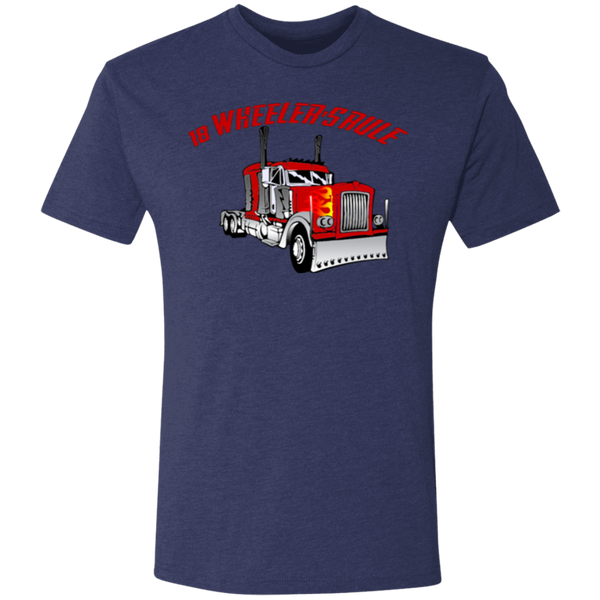 Trucker 18 Wheeler 1 Triblend T-Shirt