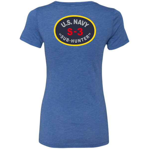 S-3 Sub Hunter 1c Next Level Ladies' Triblend T-Shirt