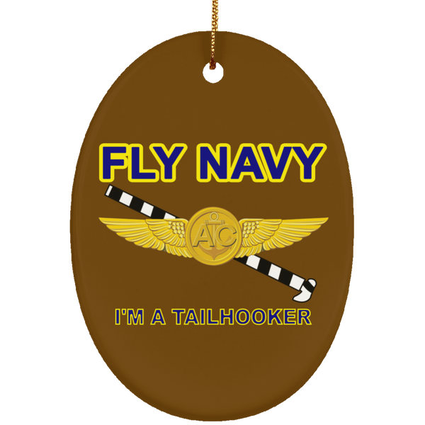 Fly Navy Tailhooker 2 Ornament - Oval