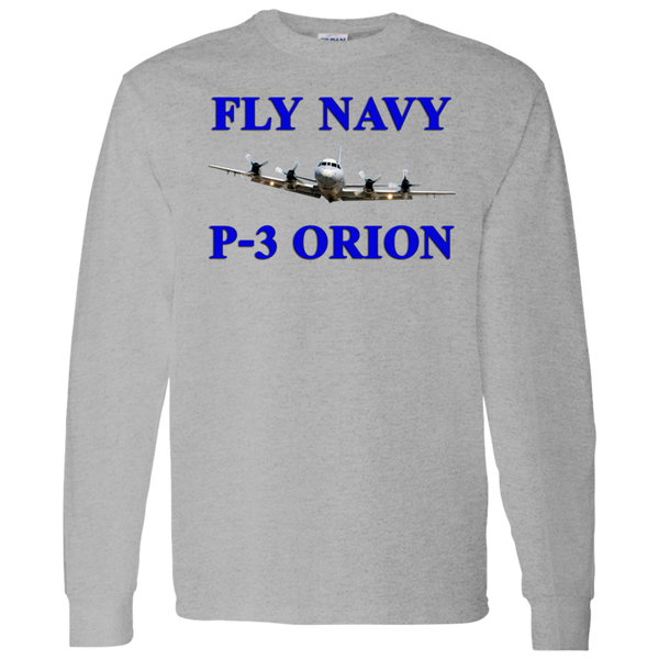 Fly Navy P-3 1 LS Ultra Cotton T-Shirt