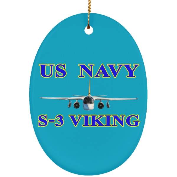 US Navy S-3 1 Ornament - Oval