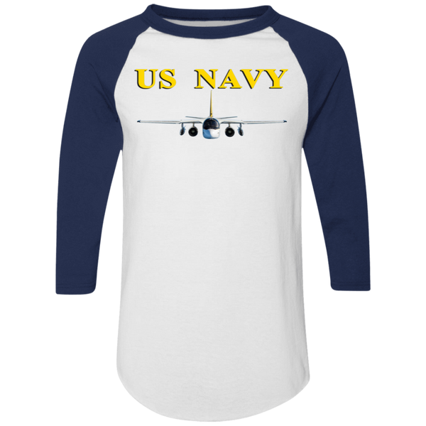 US Navy S-3 4 Colorblock Raglan Jersey