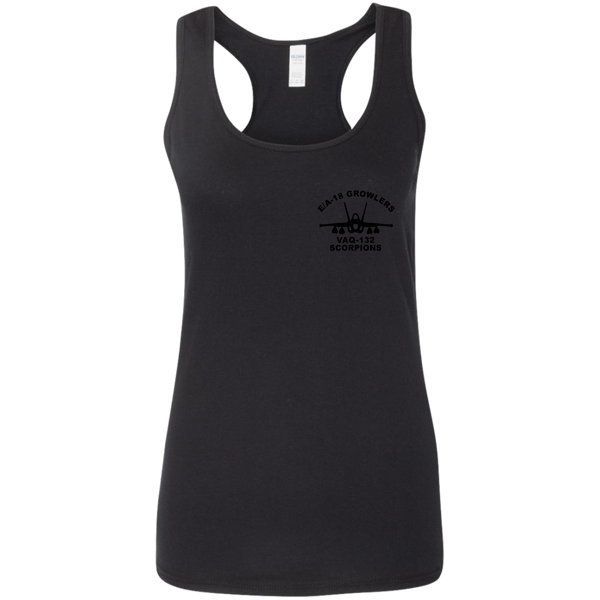 VAQ 132 2d Ladies' Softstyle Racerback Tank