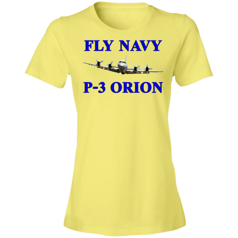 Fly Navy P-3 1 Ladies' Lightweight T-Shirt