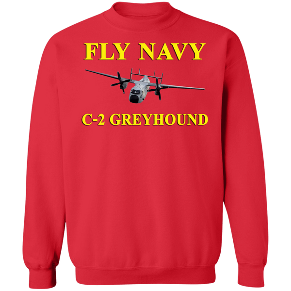 Fly Navy C-2 3 Crewneck Pullover Sweatshirt